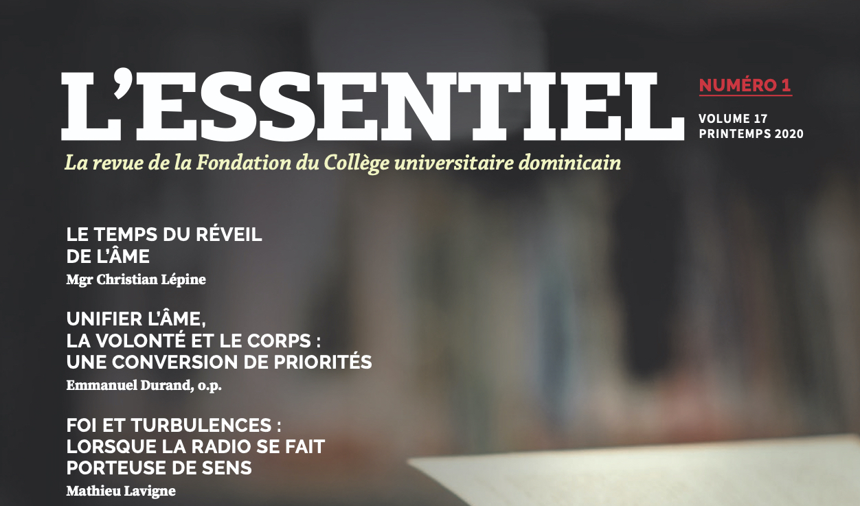 Nouveau numéro de la revue <i>L'Essentiel</i>